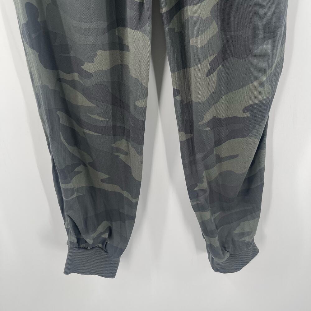 SANCTUARY Jogger Pants Size Small Camo Camouflage Green Elastic Waist Casual - Picture 10 of 13